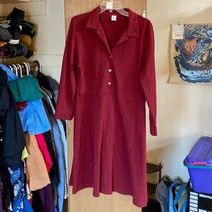 Vintage Lands End Wool Dress